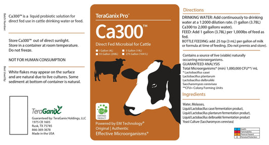 TeraGanix Ca300™ Direct Fed Microbial: Enhancing Cattle Health and Well-Being