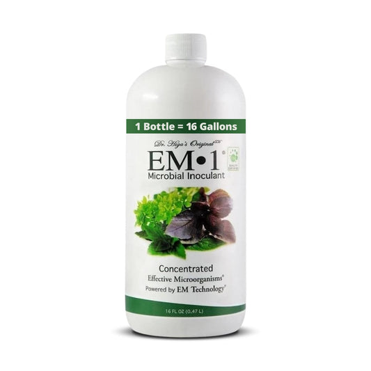 TeraGanix Soil Amendment EM-1 Microbial Inoculant 16oz EM-1 Microbial Inoculant Soil Amendment