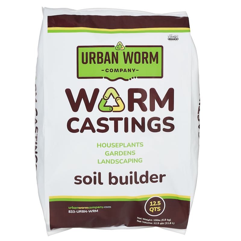 Urban Worm Company Soil 15 lbs Worm Castings - Urban Worm Company