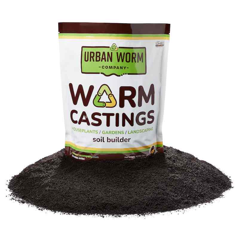 Urban Worm Company Soil 5 lbs Urban Worm Company Worm Castings - Approved for Organic Use